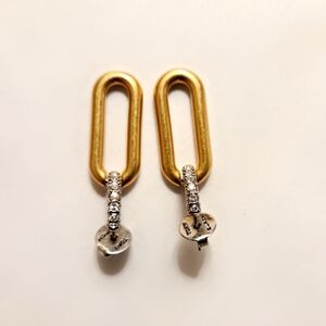 Tory Burch Gold and Silver Earrings